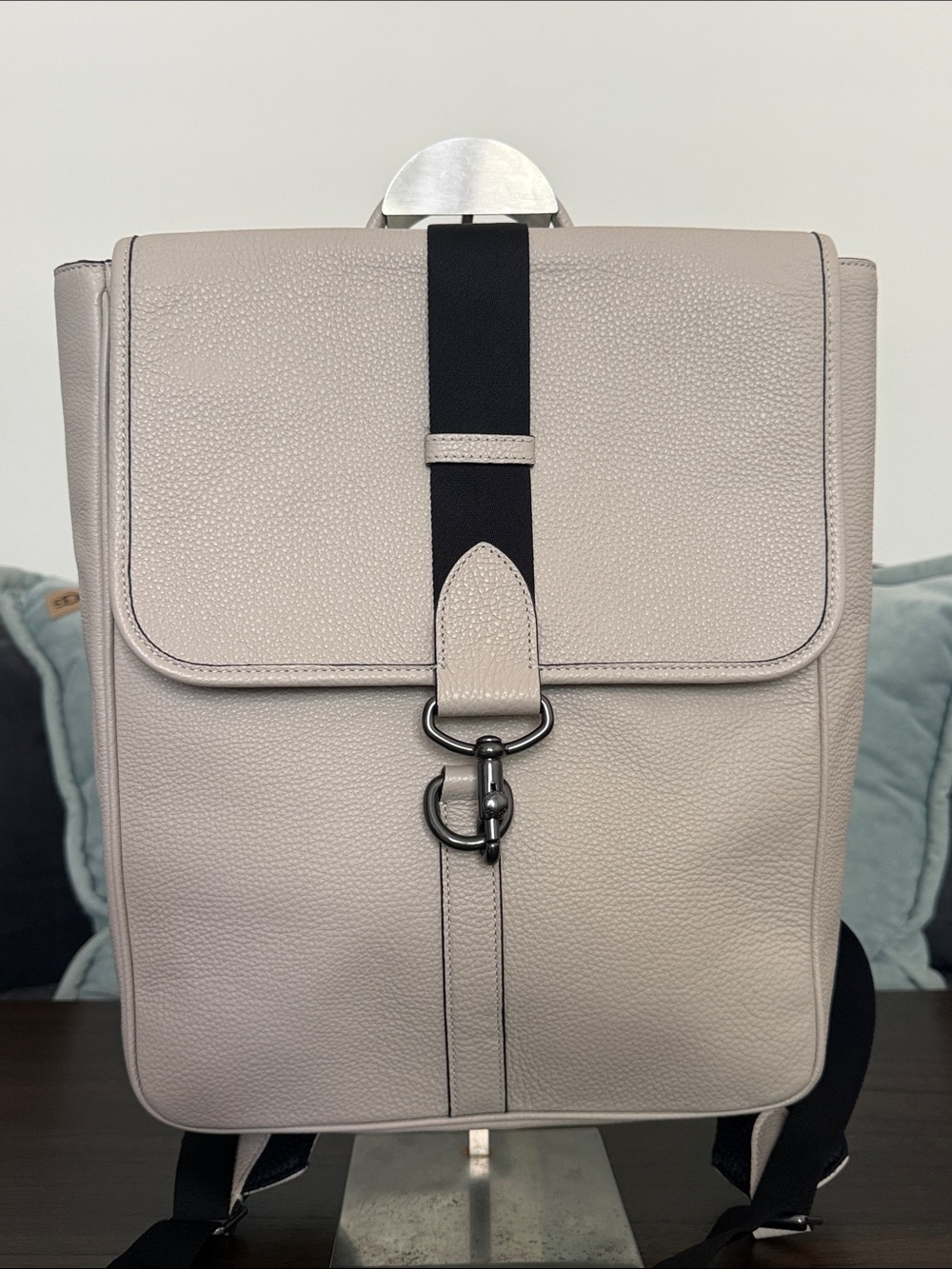 Coach Blaine  pebbled Leather  Backpack
